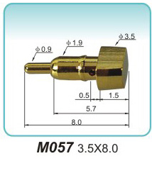 充电弹簧针M057 3.5X8.0