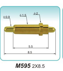 双头弹簧顶针M595 2X8.5