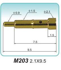 弹簧探针  M203 2.1x9.5