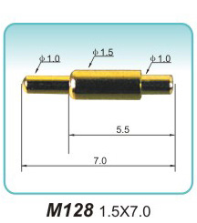 双头弹簧顶针M128 1.5X7.0
