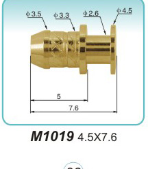 弹簧电极M1019 4.5X7.6